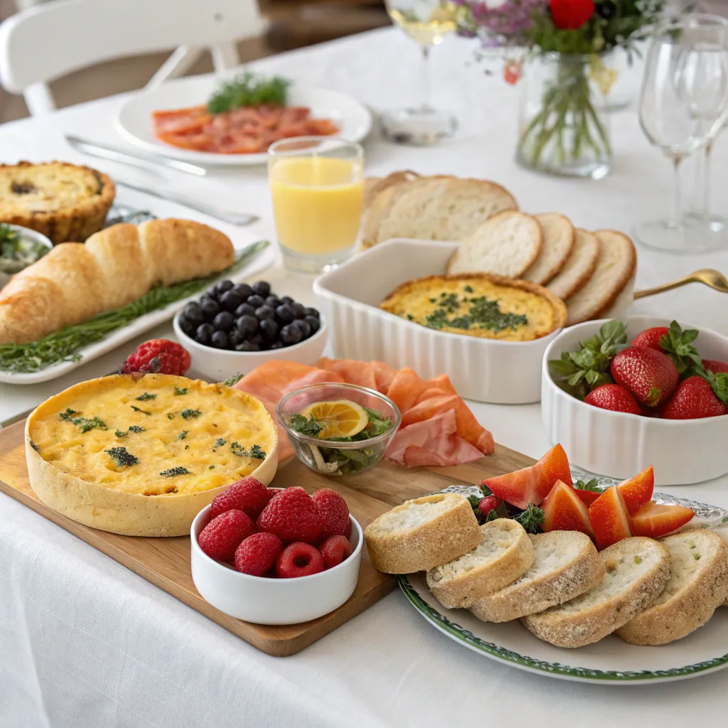 A sumptuous brunch spread